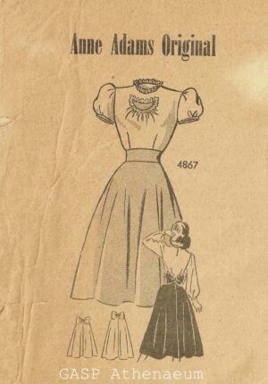 Anne Adams 4867 (1947) PDF Guide Only