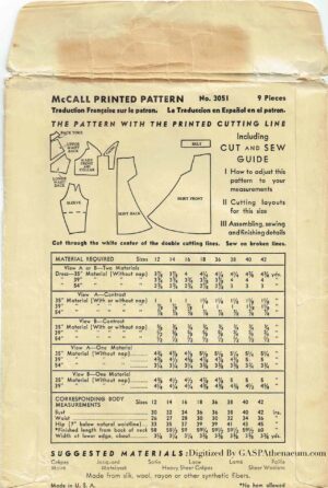 McCall 3051 (1938) PDF Size 16 - Image 2