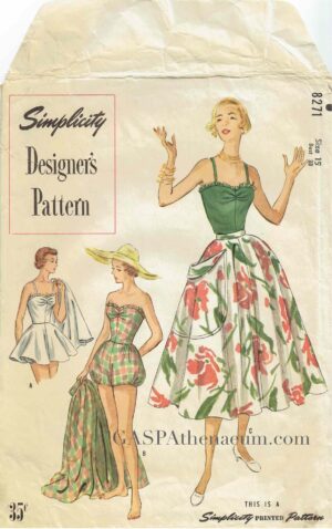 Simplicity 8271 (1950) PDF Size 15