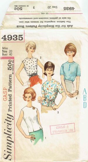 Simplicity 4935 (1963) PDF Size 20