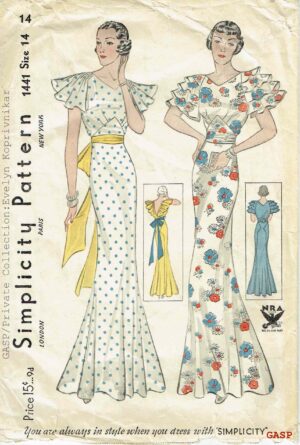 Simplicity 1441 (1933) PDF Size 14
