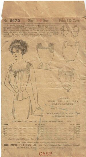 Ladies Home Journal 5472 (1912) PDF Bust 36