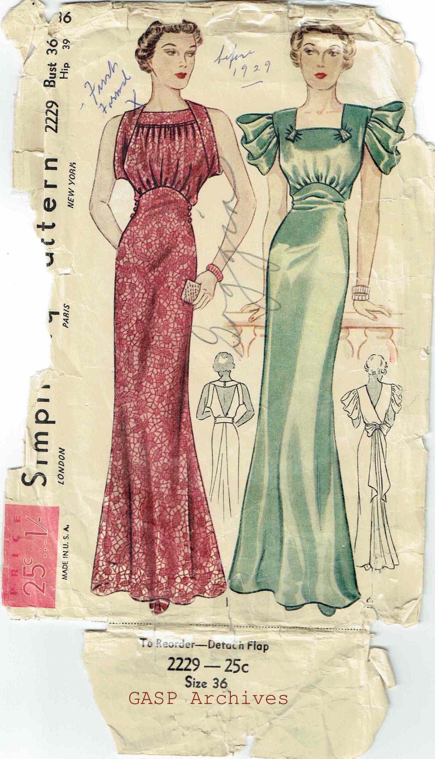 Pictorial Review 5814: Designer Evening Gown Sewing Pattern Size 20 –  Vintage4me2