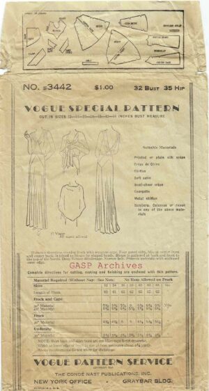 Vogue Special Design S3442 (1930) PDF Size 32 - Image 2