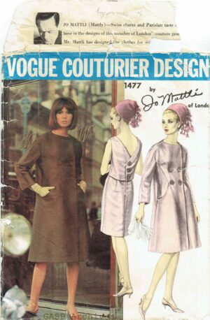 Vogue Couturier Design 1477 (1965) PDF Size 16