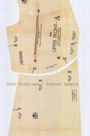 Pictorial Review 9391 (1930's) PDF Bust 34 - Image 3
