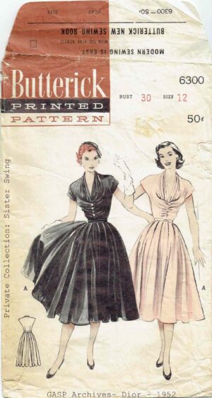 Butterick 6300 (1952) PDF Size 12
