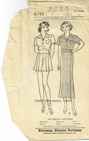 Pictorial Review 6785 (1933) PDF Size 14