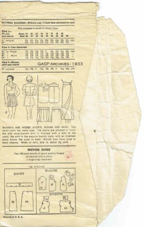 Pictorial Review 6785 (1933) PDF Size 14 - Image 2