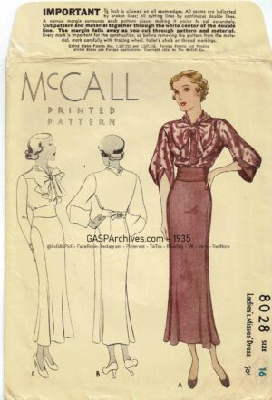 McCall 8028 (1935) PDF Size 16