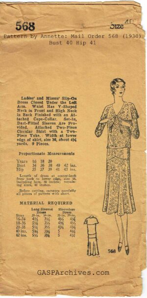 Mail Order 568 (1930) PDF Size 40 - GASP Archives