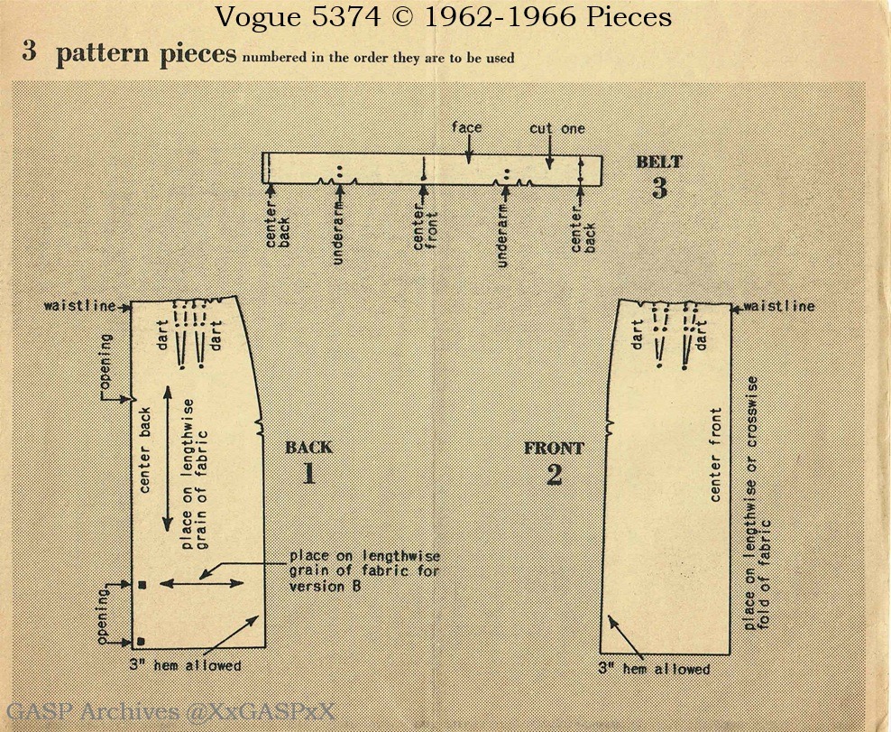 Vogue 5374 ©️1962-66 PDF - Image 3